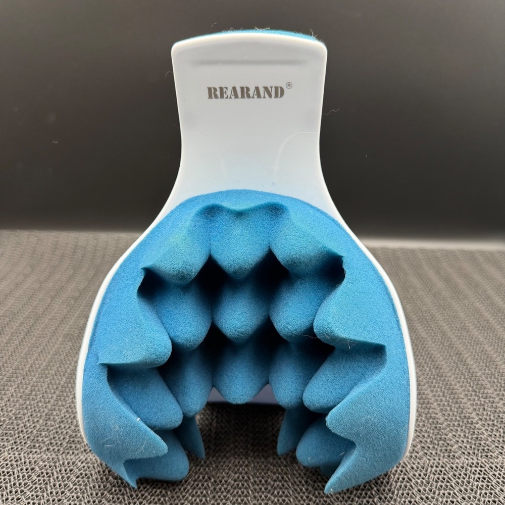 Rearand Neck and Shoulder Relaxer Cervical Traction Device Blue White Orthopedic